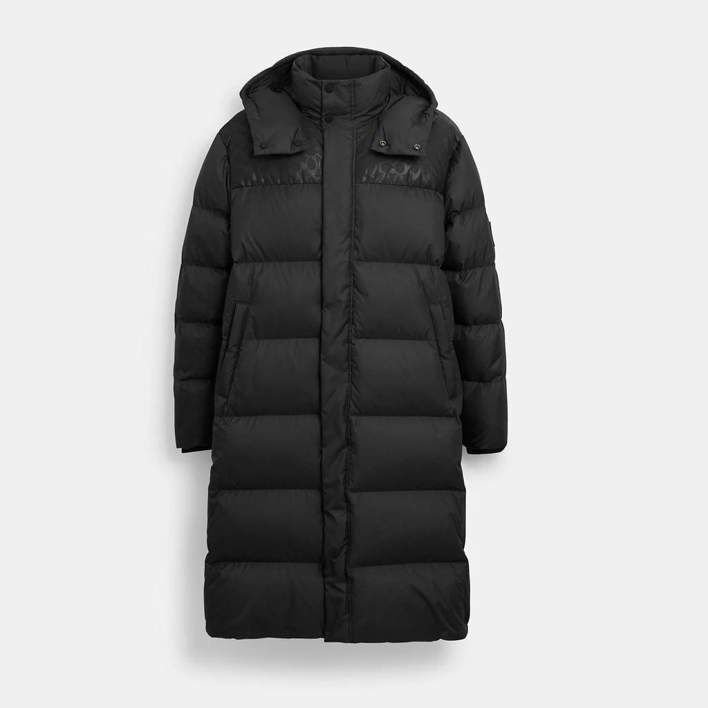 商品Coach|Coach Outlet Long Puffer Jacket,价格¥2615,第5张图片详细描述