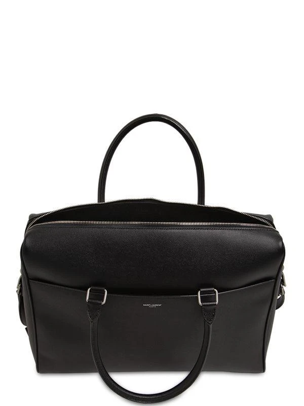 商品Yves Saint Laurent|Grained Leather Briefcase,价格¥11919,第4张图片详细描述