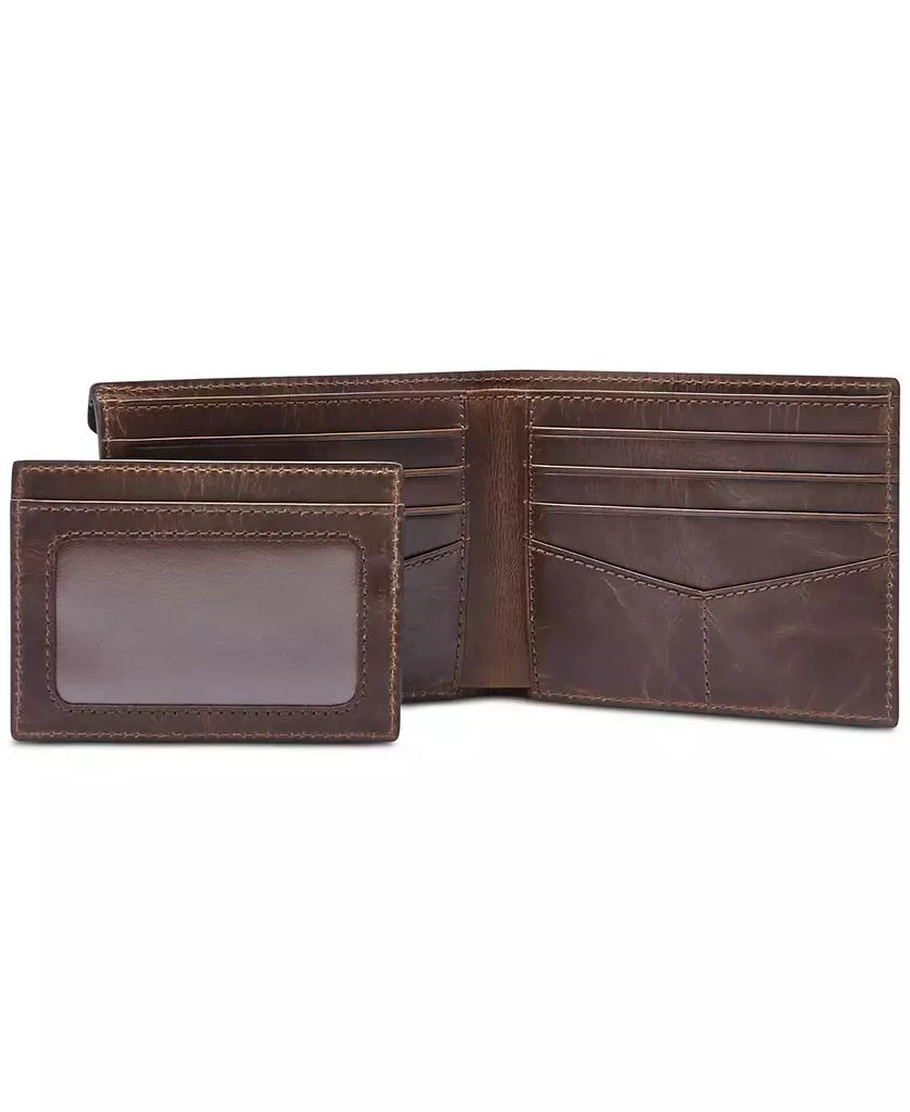 商品Fossil|Men's Derrick 2 In1 Bifold Leather Wallet,价格¥569,第3张图片详细描述