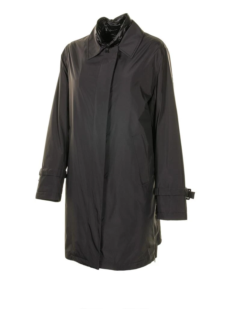 商品PEOPLE OF SHIBUYA|Long Black Trench Coat,价格¥2553,第3张图片详细描述