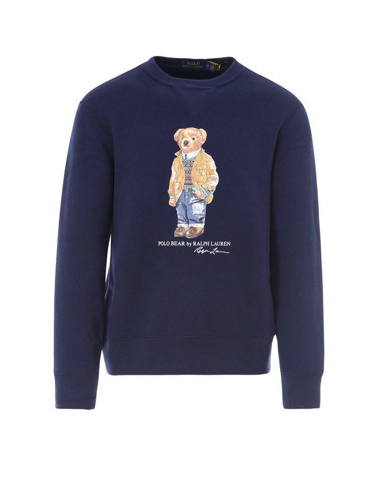 商品Ralph Lauren|Polo Ralph Lauren Bear Printed Sweatshirt,价格¥1001,第1张图片