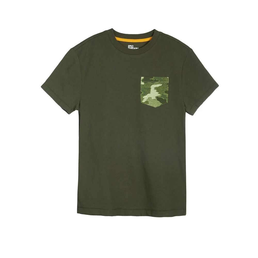 商品Epic Threads|Big Boys Short Sleeves Pocket T-shirt, Created for Macy's,价格¥75,第1张图片