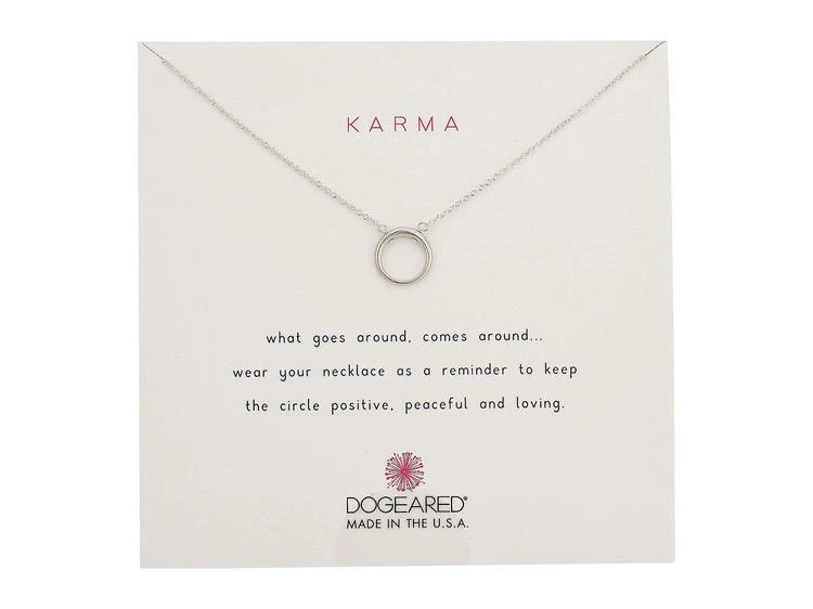 商品Dogeared|Karma Smooth Retro Ring Necklace,价格¥210,第1张图片