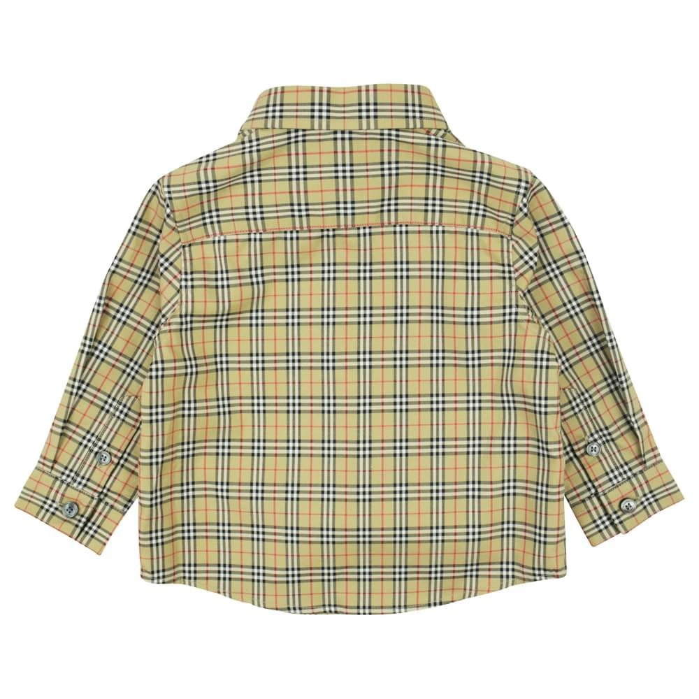 商品Burberry|Beige Long Sleeve Mini Owen Shirt,价格¥1467,第4张图片详细描述