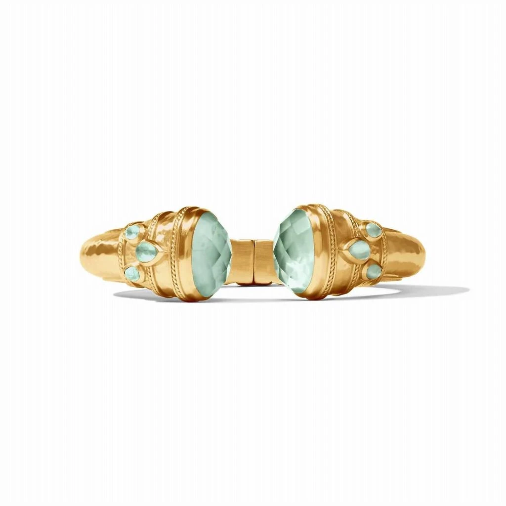 商品Julie Vos|Women's Cannes Cuff In Iridescent Aquamarine Blue,价格¥1843,第1张图片