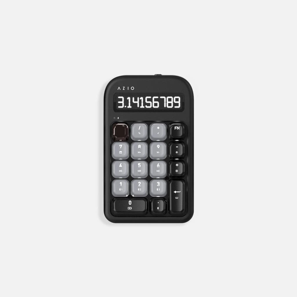 商品Azio|IZO NumPad / Standalone Calculator (Red Switch), Golden Iris,价格¥402,第4张图片详细描述