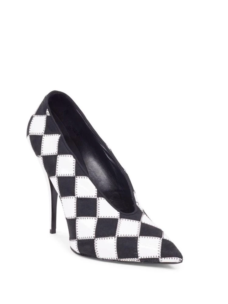 商品Stella McCartney|Checkered Point Toe Pumps,价格¥3537,第1张图片