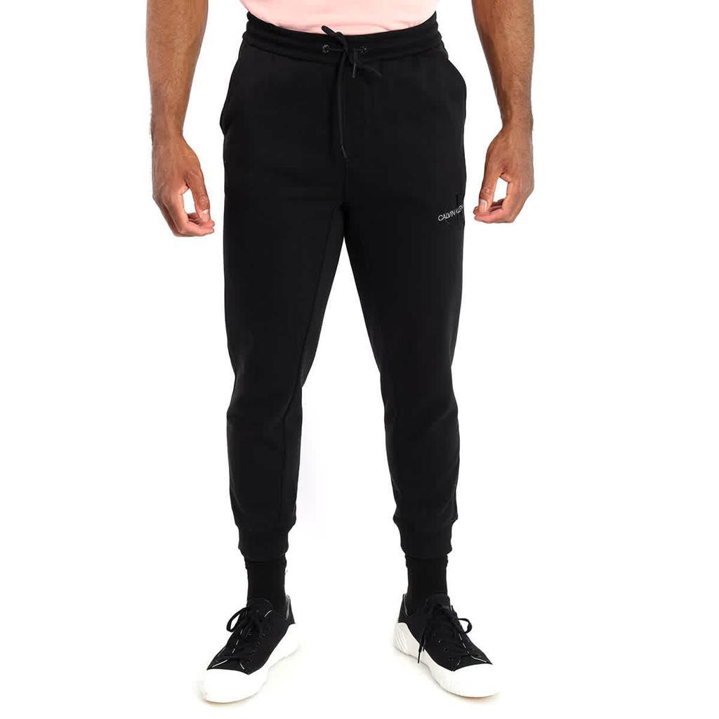 商品Calvin Klein|Calvin Klein Black Organic Cotton Logo Sweatpants, Size Medium,价格¥493,第4张图片详细描述