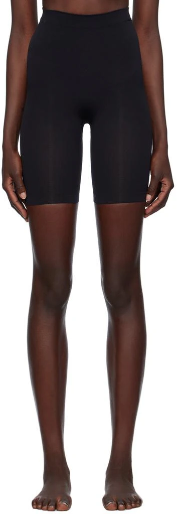 商品SKIMS|Black Seamless Sculpt Shorts,价格¥371,第1张图片