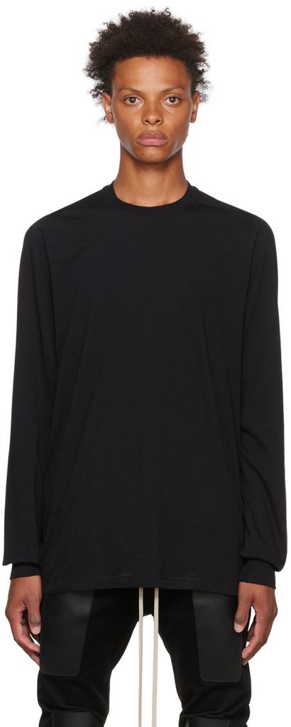 Black Long Sleeve T-Shirt商品第1张图片规格展示