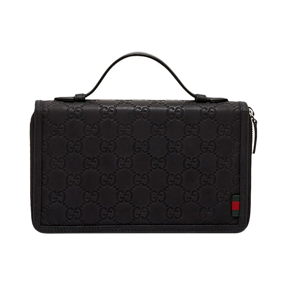 商品[国内直发] Gucci|GUCCI 黑色男士长款钱夹 336298-AF66N-1060,价格¥7304,第1张图片