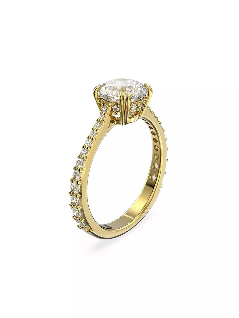 商品Swarovski|Stilla Rhodium-Plated &amp; Crystal Cocktail Ring,价格¥1267,第2张图片详细描述