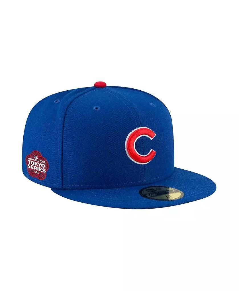 商品New Era|Men's Royal Chicago Cubs 2025 MLB World Tour: Tokyo Series Side Patch 59Fifty Fitted Hat,价格¥357,第1张图片