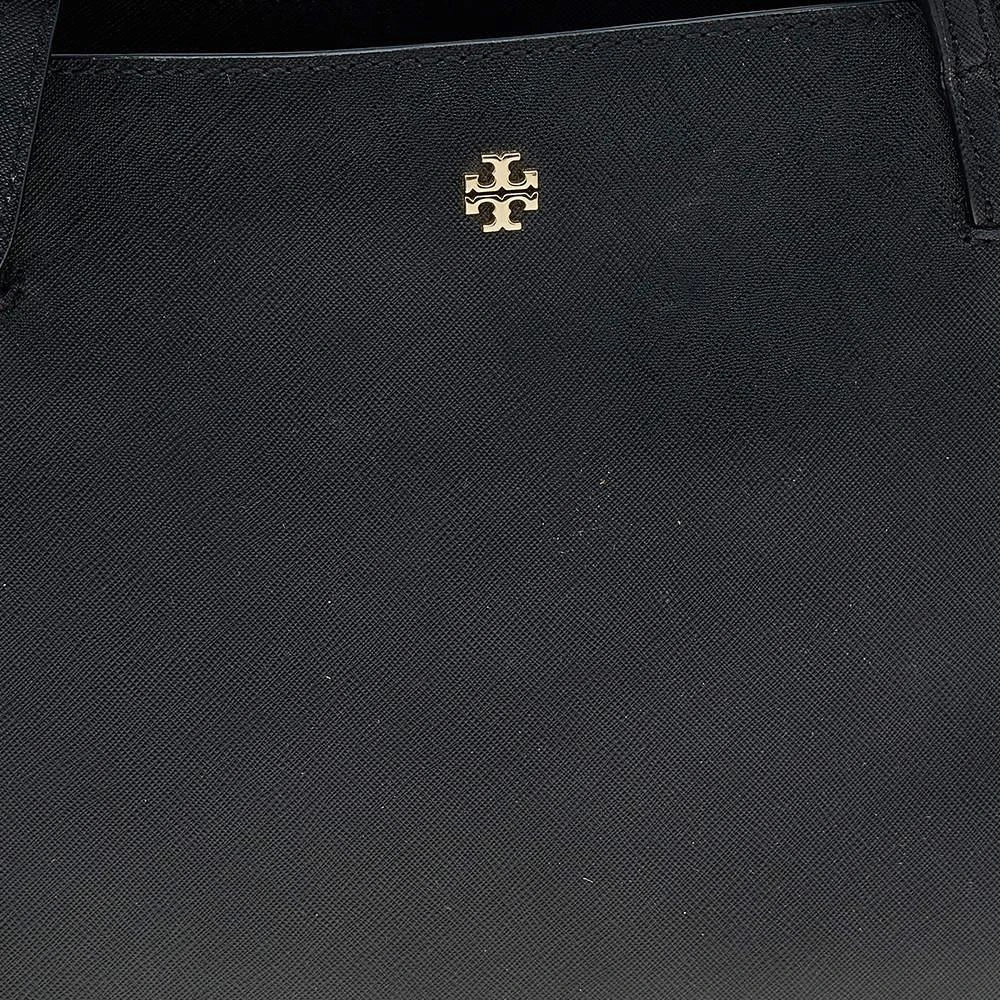 商品[二手商品] Tory Burch|Tory Burch Black Leather Medium York Buckle Tote,价格¥807,第5张图片详细描述