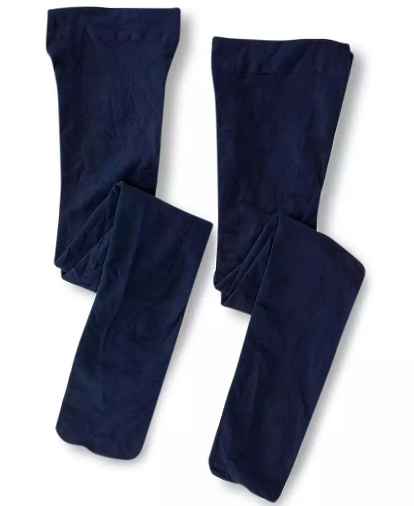 商品Ralph Lauren|Polo Two-Pack Microfiber Tights, Little Girls & Big Girls,价格¥102,第1张图片