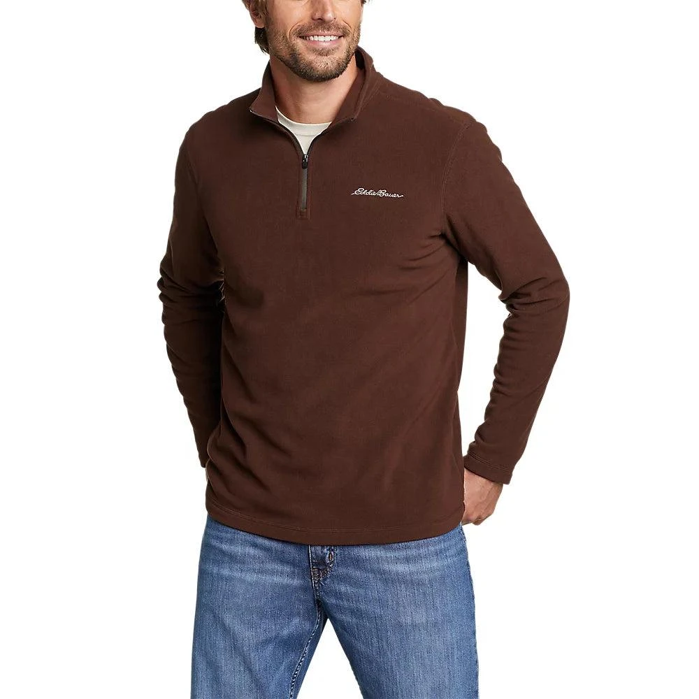 商品Eddie Bauer|Men's Fast Fleece 100 1/4-Zip Pullover,价格¥265,第1张图片