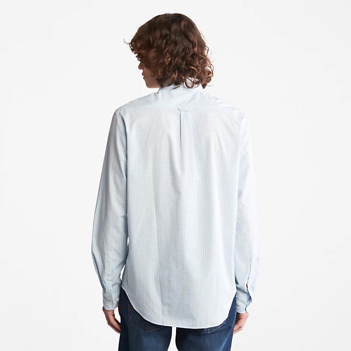 商品Timberland|Suncook River Gingham Shirt for Men in Blue,价格¥329,第4张图片详细描述