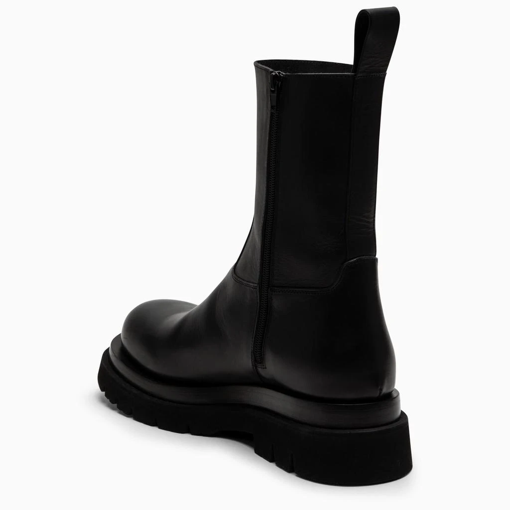 商品Bottega Veneta|Lug Black Leather Boot,价格¥8671,第4张图片详细描述
