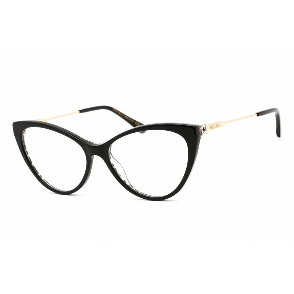 商品Jimmy Choo|Jimmy Choo Women's Eyeglasses - Black Animalier Acetate/Metal Frame | JC359 07T3 00,价格¥546,第1张图片