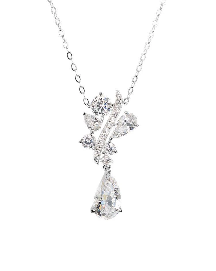 商品Nadri|Duet Teardrop Pendant Necklace, 15",价格¥363,第3张图片详细描述