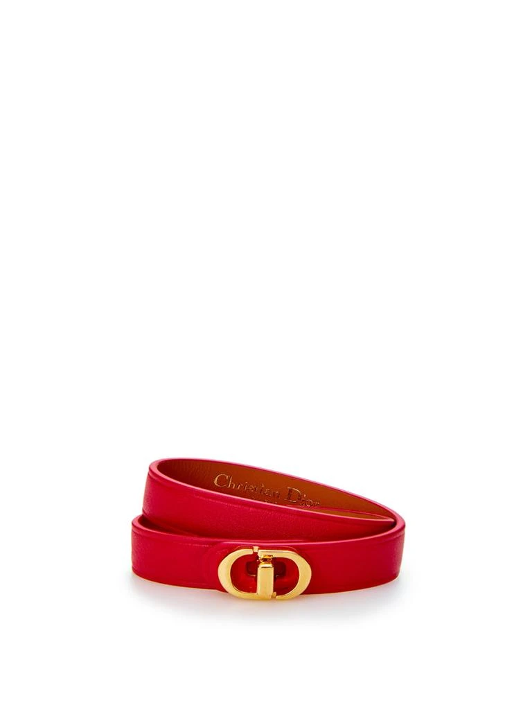 商品Dior|Dior  Leather Double Band CD Women's Bracelet,价格¥4176,第1张图片