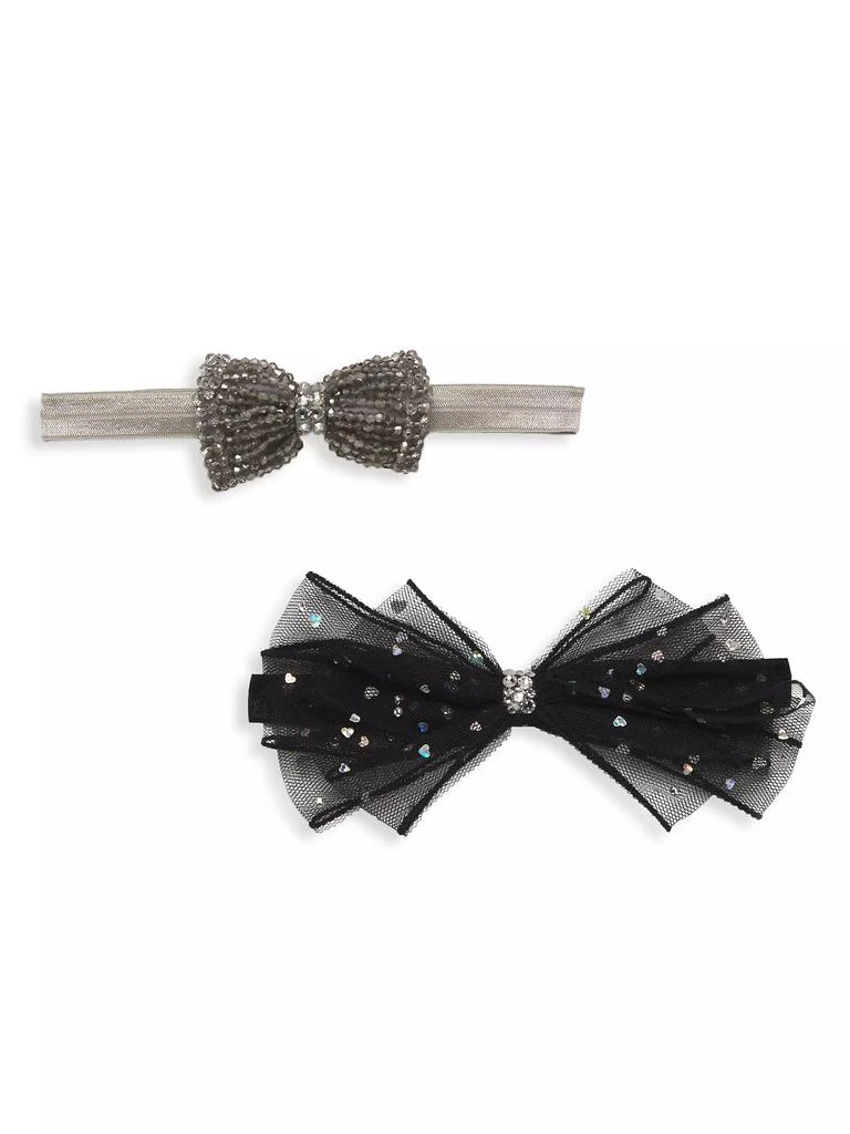 商品Bari Lynn|Baby Girl's Bow Elastic Headband Set,价格¥210,第1张图片