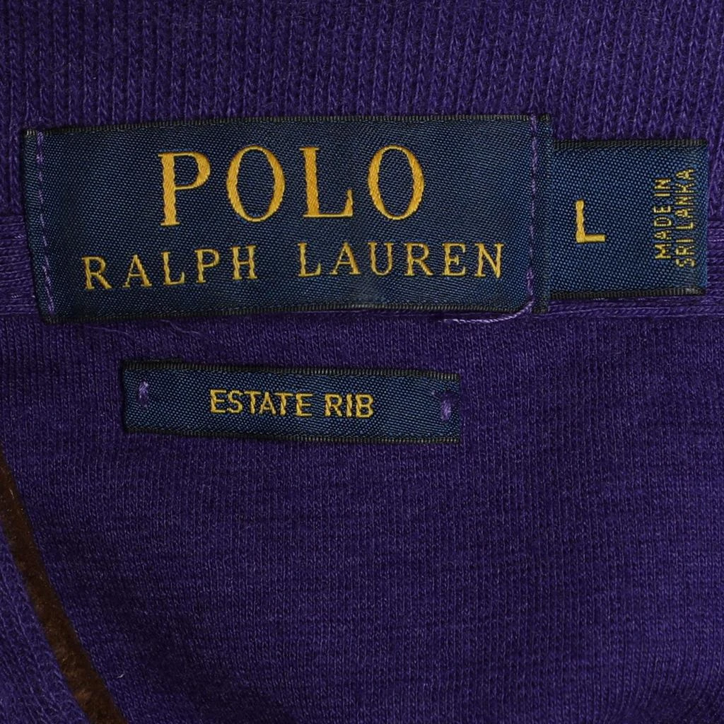 商品[二手商品] Ralph Lauren|Polo Ralph Lauren Purple Cotton Turtleneck Long Sleeve Sweater L,价格¥777,第4张图片详细描述