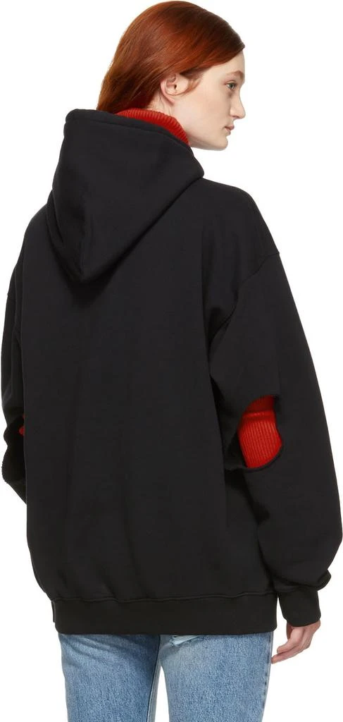 商品Vetements|Black Cut-Out Elbow Hoodie,价格¥1959,第3张图片详细描述