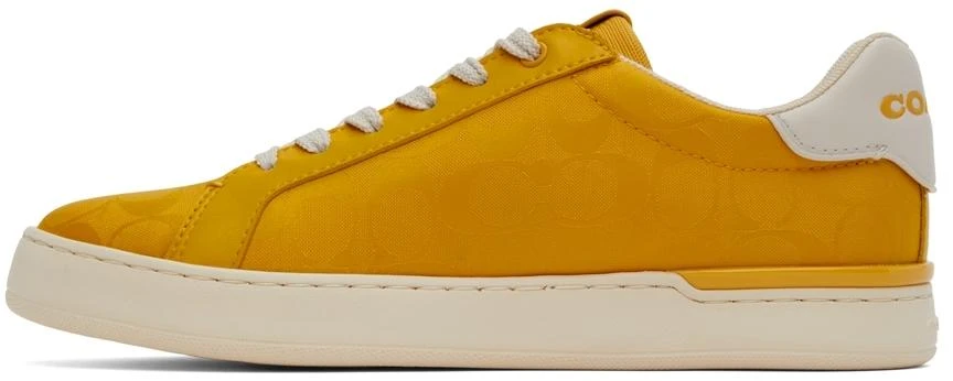 商品Coach|Yellow Lowline Sneakers,价格¥373,第3张图片详细描述