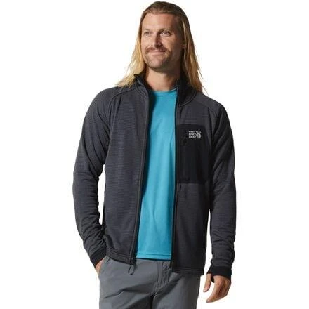 商品Mountain Hardwear|Polartec Power Grid Full-Zip Hoodie - Men's,价格¥953,第3张图片详细描述