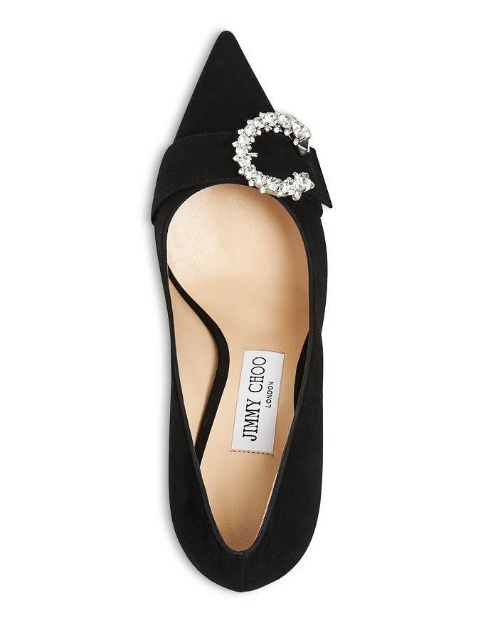 商品Jimmy Choo|Women's Saresa 85 Embellished Pumps,价格¥3474,第3张图片详细描述