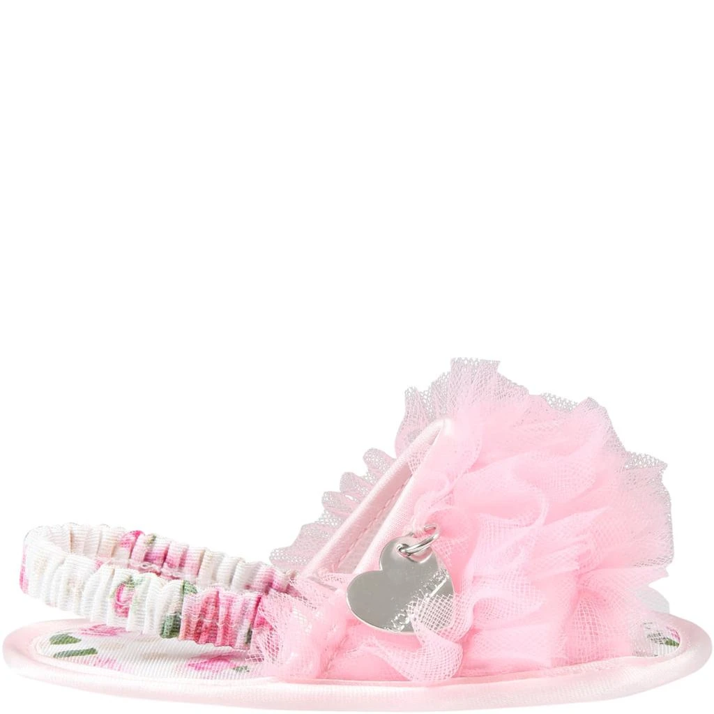 商品MONNALISA|Pink Sandals For Baby Girl,价格¥843,第1张图片