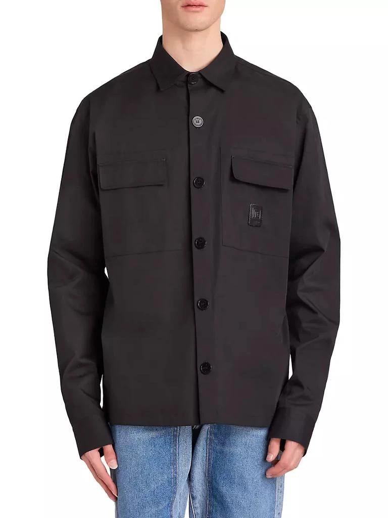 商品Balmain|Monogram Padded Overshirt,价格¥7699,第3张图片详细描述