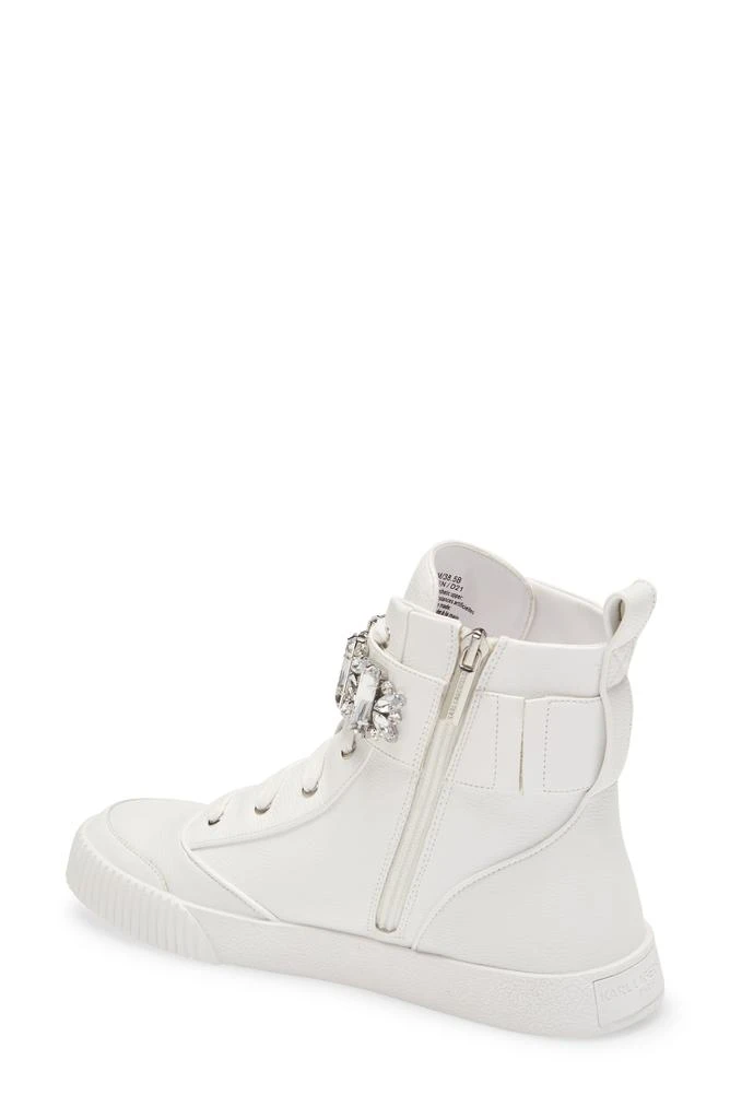 商品Karl Lagerfeld Paris|Jeren Crystal Strap High Top Sneaker,价格¥448,第2张图片详细描述