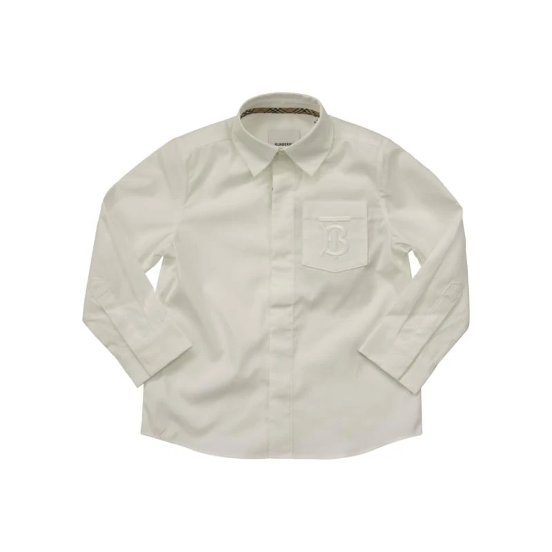 BURBERRY 男白色男童T恤 8040989 商品