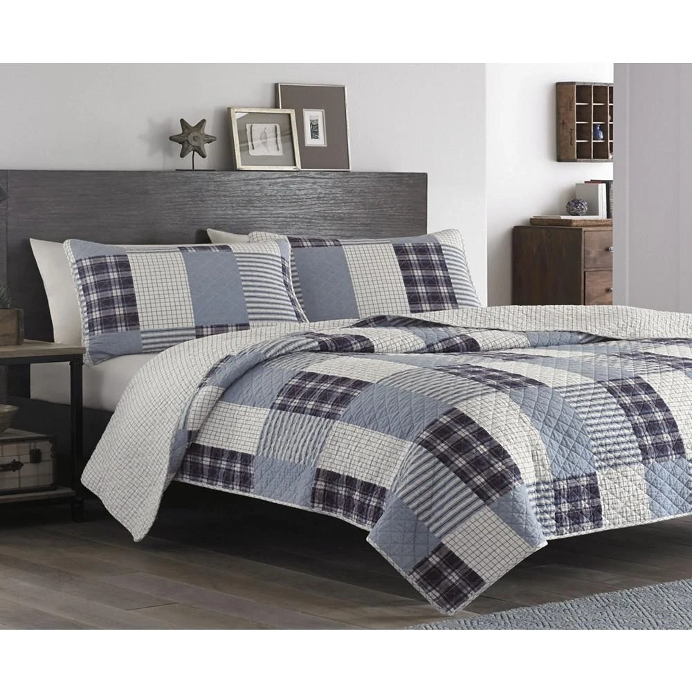 商品Eddie Bauer|Camano Island Plaid Purple Reversible 2-Piece Twin Quilt Set,价格¥1142,第1张图片