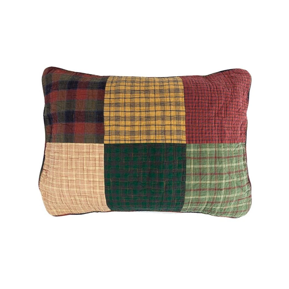 商品American Heritage Textiles|Campfire Square Cotton Quilt Collection, Queen,价格¥5209,第3张图片详细描述