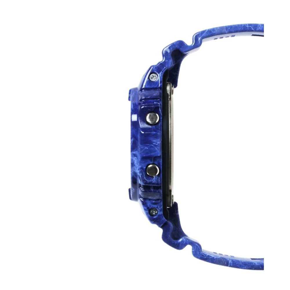 商品G-Shock|Men's Blue Resin Band Watch 42.8mm, DW5600BWP-2,价格¥1048,第2张图片详细描述