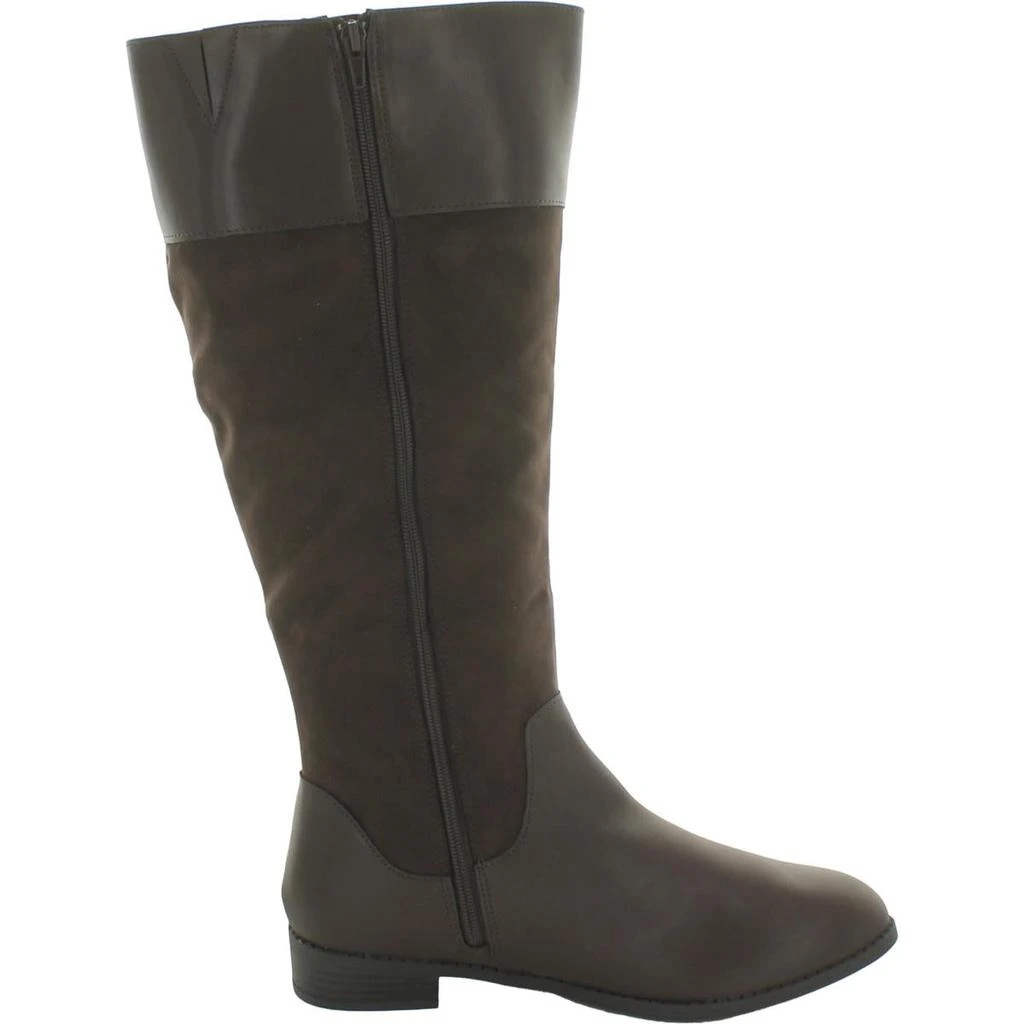 Karen Scott Womens Deliee 2 Faux Leather Riding Boots 商品