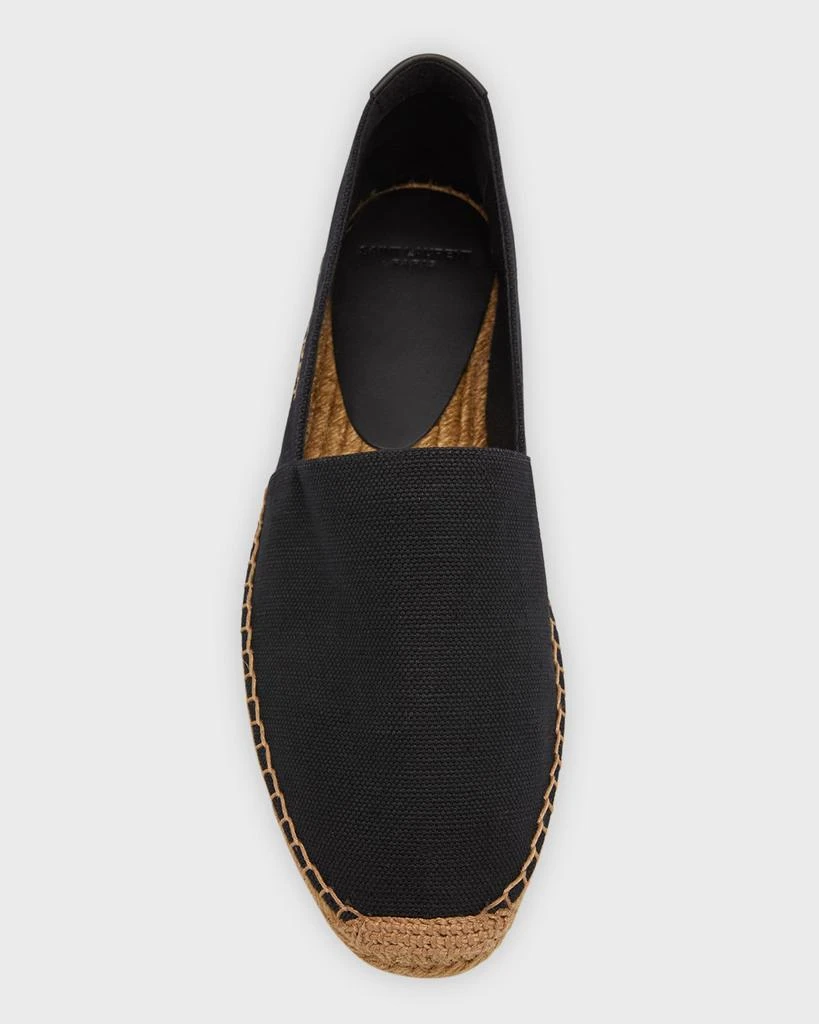 商品Yves Saint Laurent|Men's Logo-Stitched Canvas Espadrilles,价格¥5019,第5张图片详细描述