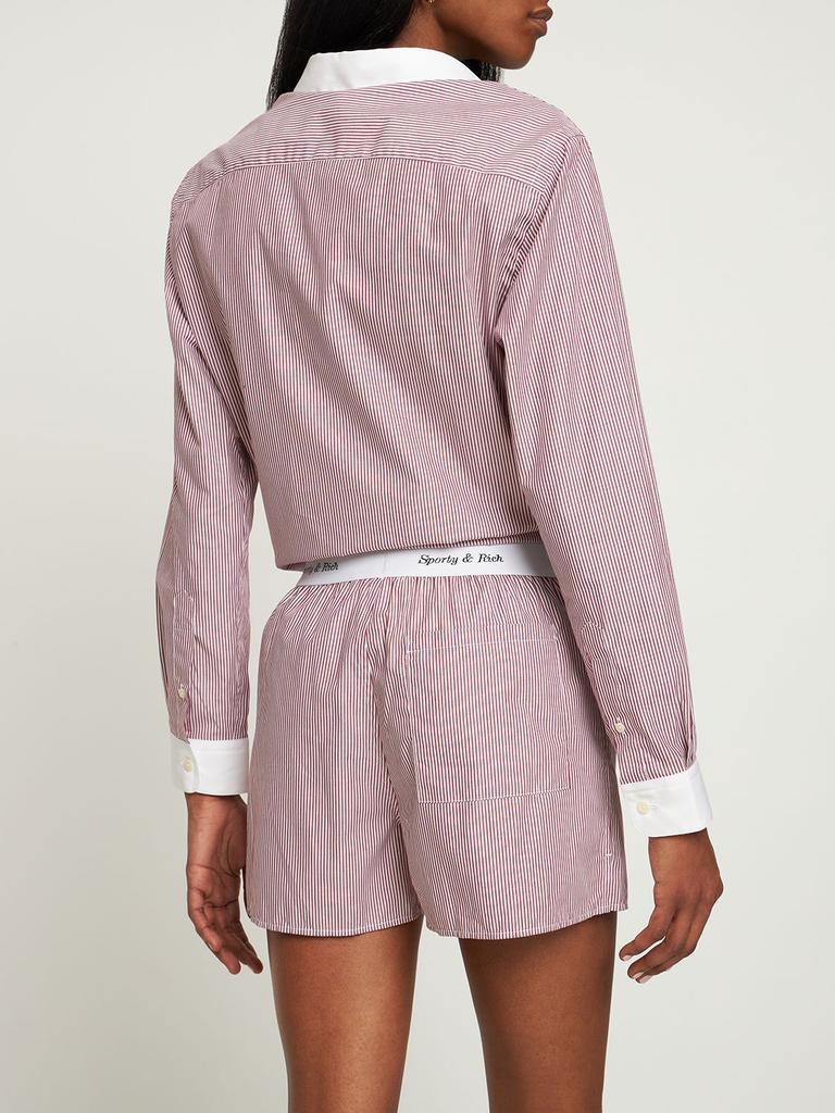 商品Sporty & Rich|Striped Boxer Shorts,价格¥467,第4张图片详细描述