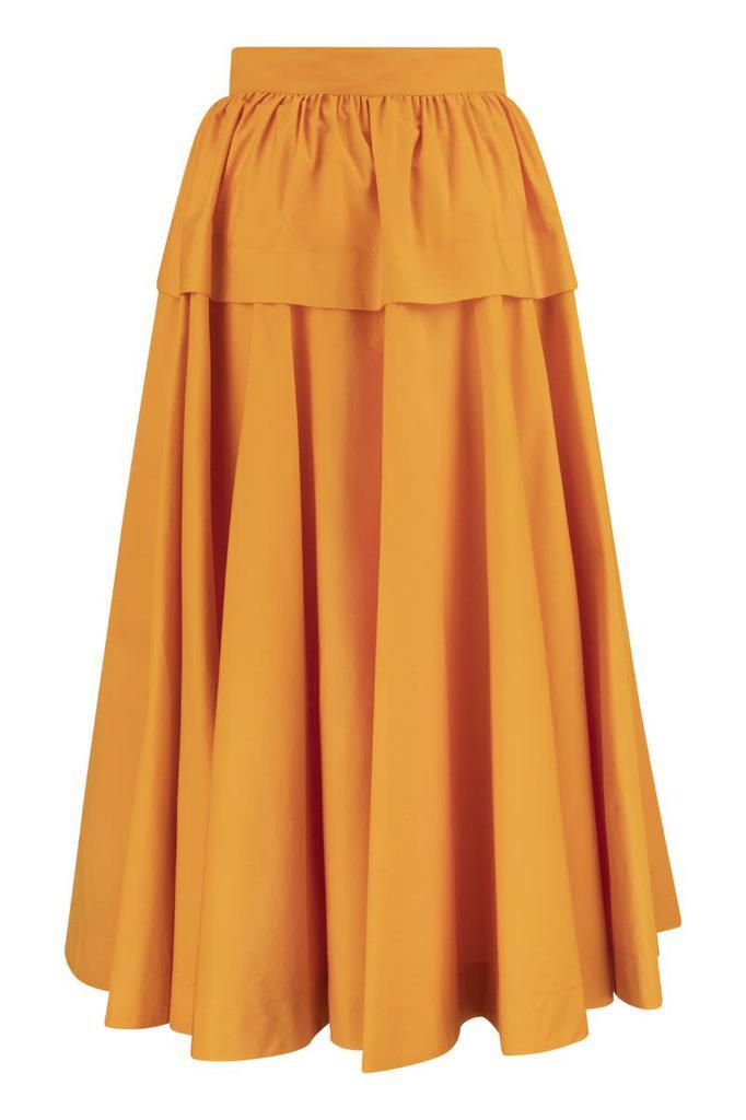 商品Max Mara|SPORTMAX BOEMIA - Wide skirt with flounce,价格¥1468,第4张图片详细描述