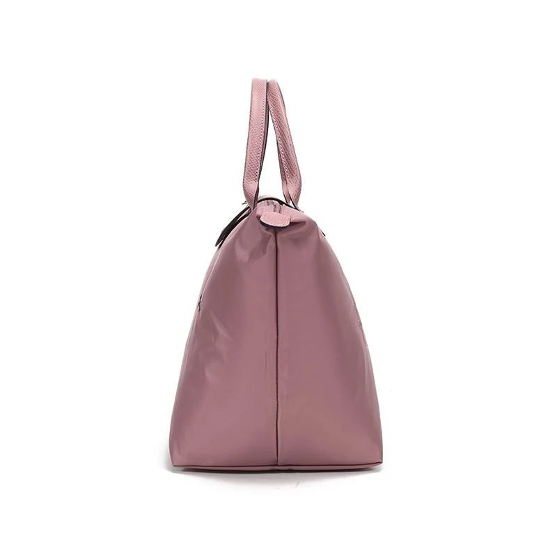 商品[国内直发] Longchamp|珑骧LONGCHAMP包包女包饺子包短柄中号可折叠手提包饺子包礼物送女友 短柄中号复古粉色L1623 619 P44,价格¥485,第7张图片详细描述