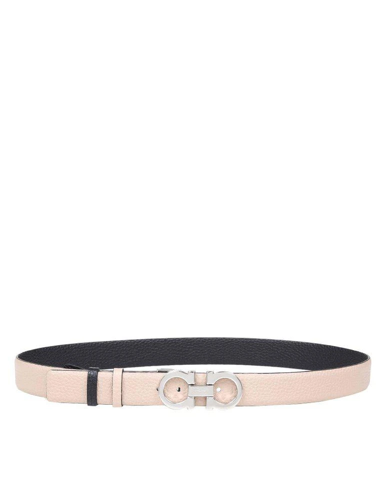商品Salvatore Ferragamo|Salvatore Ferragamo Gancini Logo Plaque Reversible Belt,价格¥1938,第1张图片