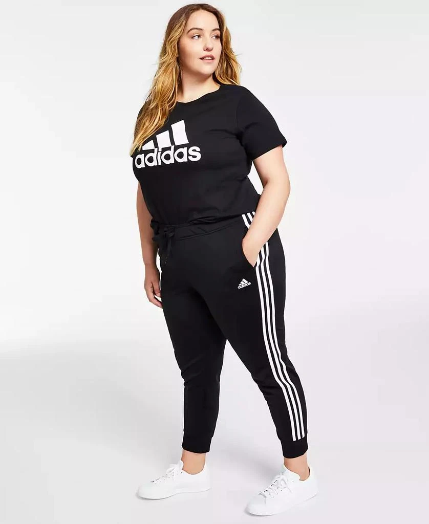 Women's Essentials Warm-Up Slim Tapered 3-Stripes Track Pants, XS- 商品