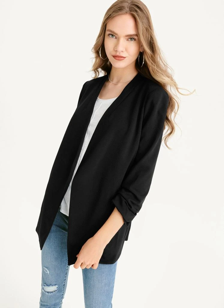 商品DKNY|Open Front Jacket With Pockets,价格¥571,第3张图片详细描述