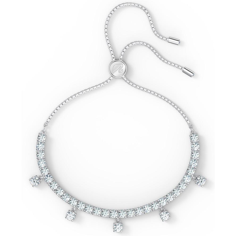 商品Swarovski|Silver-Tone Crystal Slider Bracelet,价格¥1100,第6张图片详细描述