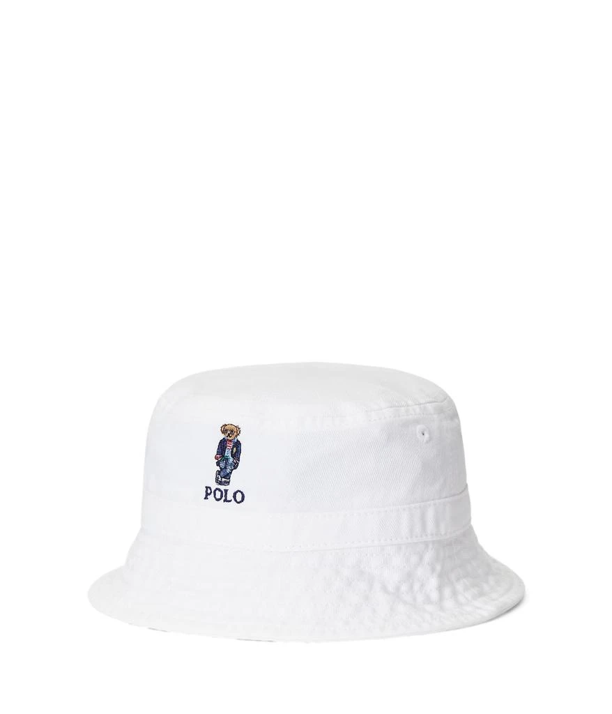 商品Ralph Lauren|Polo Bear Cotton Twill Bucket Hat (Infant),价格¥262,第1张图片