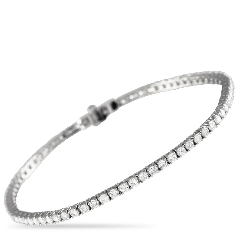 商品LB Exclusive|14k White Gold 3.05ct Diamond Tennis Bracelet MF09-121823,价格¥14203,第1张图片