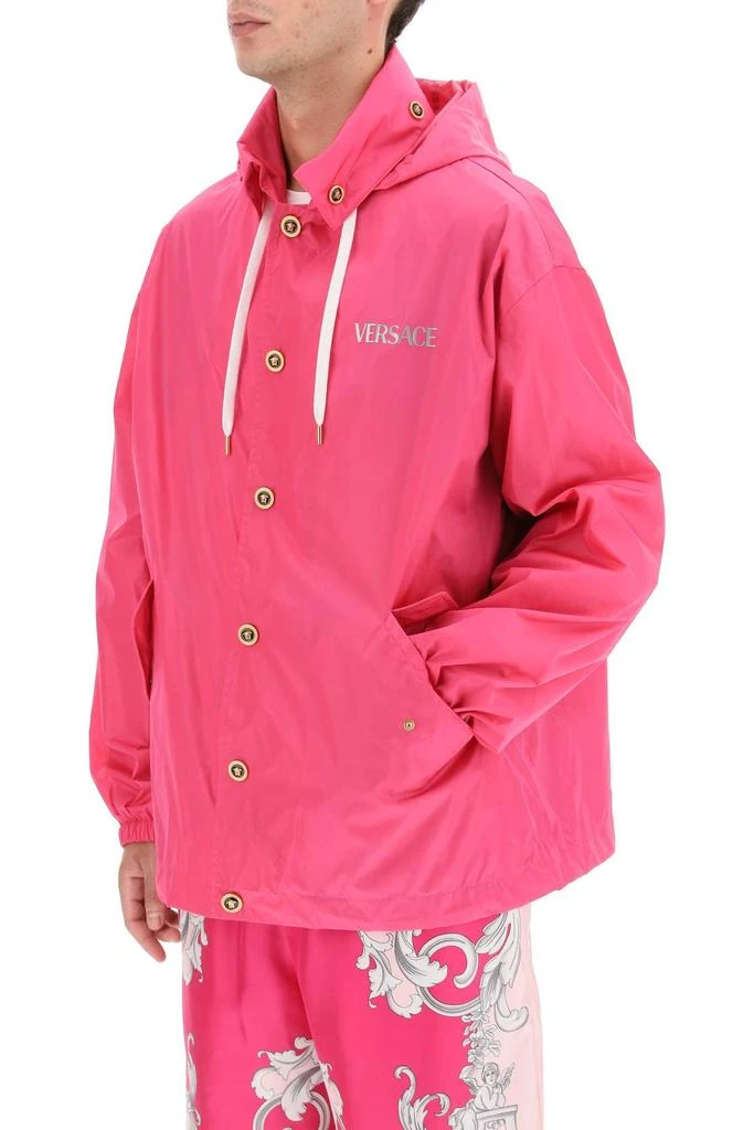 商品Versace|Versace Light Windbreaker Jacket With Medusa Buttons,价格¥7859,第4张图片详细描述